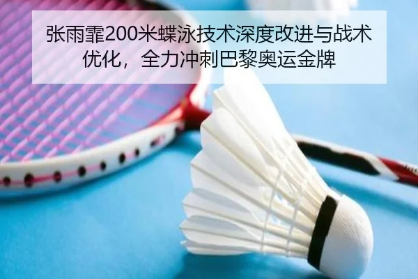 张雨霏200米蝶泳技术深度改进与战术优化，全力冲刺巴黎奥运金牌